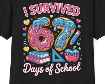 Camiseta "Sobreviví a 67 días de escuela, profesores y alumnos"