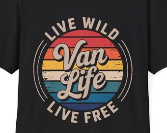 Van Life Clothing Vintage Van Dwellers Retro Vanlife Nomads T-Shirt