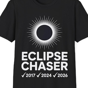 T-shirt Eclipse solaire 2026, éclipse totale