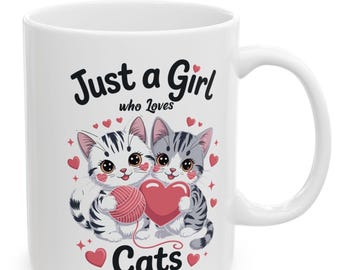 Cats Coffee Mug, Cat Lover Gift