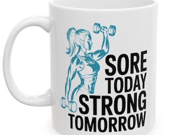 Women Gym Motivation Workout Motivational Fitness Lover Coffee Mug