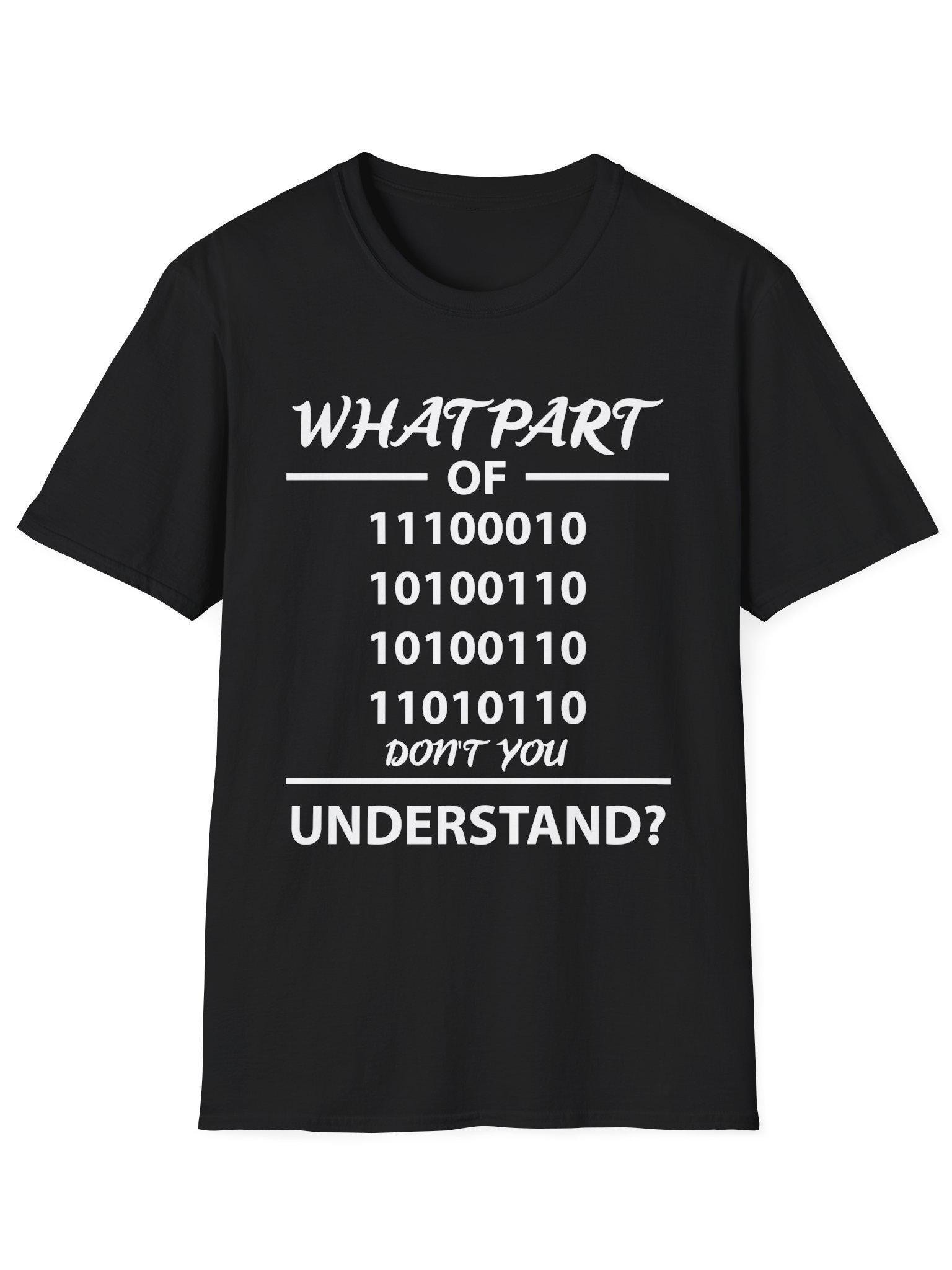 Computer Binary Code Programmer Shirt Developer Greek Funny T-shirt for ...