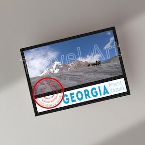 Georgien, Kazbek, Außergewöhnliches, Weltreise, Motive, Lieblingsplätze, Art, Fotografie, Design Sticker, Postkarte, Kofferanhänger, Natur