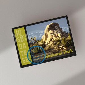EE. UU., Joshua Tree, extraordinario, viajes por el mundo, motivos, lugares favoritos, arte, fotografía, pegatina de diseño, postal, etiqueta de equipaje, naturaleza