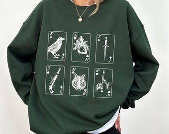 Six Of Crows Sweatshirt, Kaz Brekker Shirt, Crooked Kingdom, Book Lovers Shirt, Inej Ghafa, Six Of Crowsshirt Gift For Fans