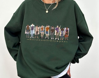 Camiseta de Héroes del Olimpo, Camiseta de Percy Jackson, Camiseta del Campamento Júpiter, Campamento Mestizo, Sudadera de Percy Jackson, Camiseta de Annabeth, Regalo para amantes de los libros