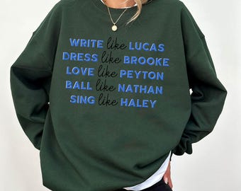 Chemise Tree Hill High School, chemise Keith Scott, Clothes Over Bros, Peyton Sawyer, Lucas Scott, cadeau pour fans, vêtement unisexe