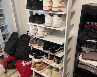10-Tier Wooden Shoe Rack: Vertical Entryway Storage