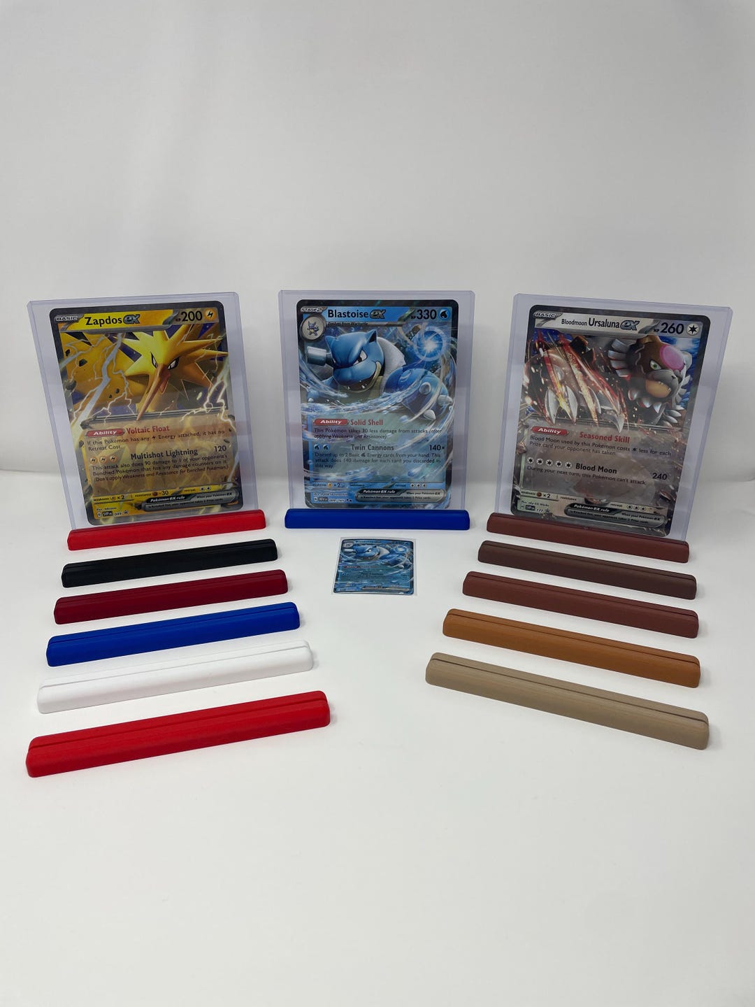 jumbo pokemon card display 5 Oversized Cards in TOP LOADERS! EX GX Legendary Full Art Untapped Games Psychic Confounding Pulse Switch 1 of your opponents Benched Pokmon with their Active Pokmon Jumbo Pokemon Card Holder (clear
