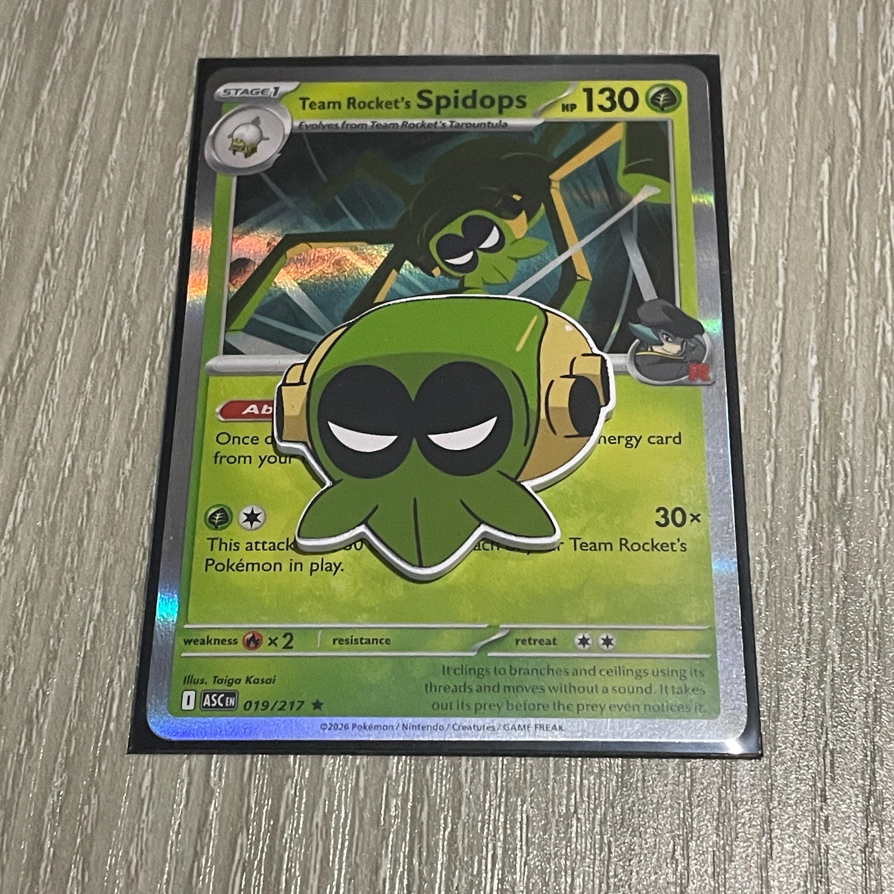 spidops pokemon card 099/098}Team Rocket's Spidops main image 1