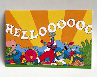 HELLOOOOO - Postkarte
