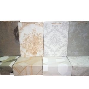 30 sacchetti regalo di lusso – Design eleganti assortiti per matrimoni, compleanni, feste, regali di ritorno e confezioni – Sacchetti regalo con finitura opaca