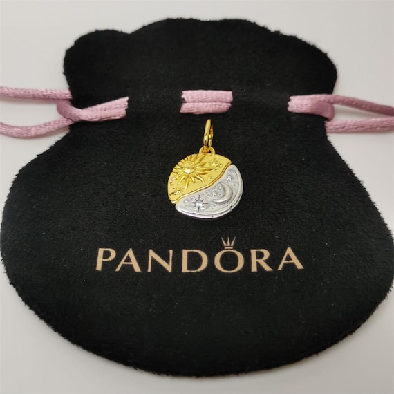 Pandora Sun and Moon Medallion Charm - Etsy