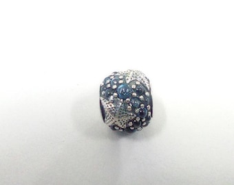 PANDORA 本物のスターリングシルバーチャームブレスレット、13 個の