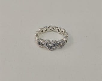 pandora heart swirls ring