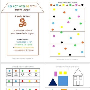 Peut inclure: Une feuille de travail imprimable pour les enfants avec une maison avec un toit, des fenêtres et une porte. La feuille de travail demande à l'enfant de compléter la maison en coloriant le toit, les fenêtres et la porte avec les bonnes couleurs. La feuille de travail comprend également une série de formes à colorier.