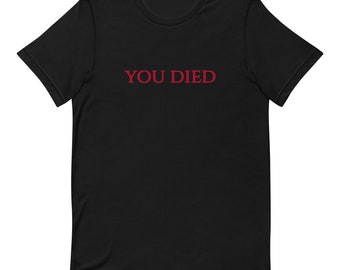 YOU DIED - Elden Ring / Camiseta de Dark Souls