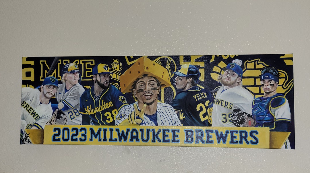Milwaukee Brewers 2023 Original Painting Etsy