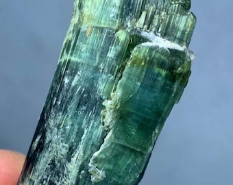 Cristal Brut De Tourmaline Verte D'Afghanistan - 6,70 Carats - Naturel, Non Traité - Parfait Pour Collection Ou Bijou
