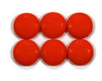 Pushpins/ Fabric Covered Thumbtacks, Orange Pushpins, Orange Thumbtacks, Office Supplies