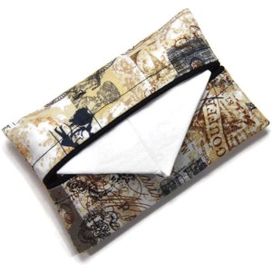 Travel Tissue Holder, Purse Size Tissue Holder, Travel Tissue Cozy, Pocket Tissue Holder, Personal Size Tissue Case