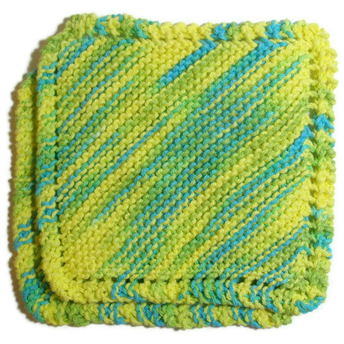 Hand Knit Dish Cloths Knitted Dishcloths Knitted Dish Rags Etsy Canada