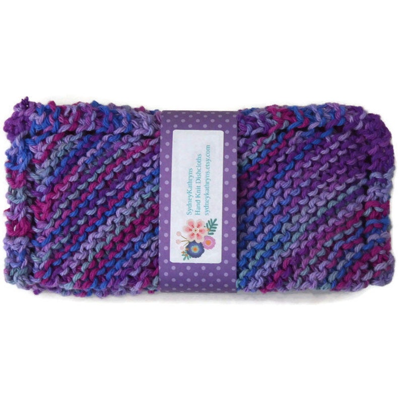 Hand Knit Dish Cloths Knitted Dishcloths Knitted Dish Rags Etsy