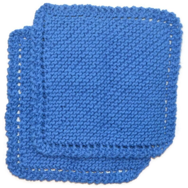 Hand Knit Dish Cloths Knitted Dishcloths Knitted Dish Rags Etsy