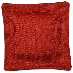Organic Lavender Sachet, Garnet, Wine, Burgundy Designer Fabric,  No Fillers, Lavender Pillow, Lavender Drawer Sachets, French Lavender