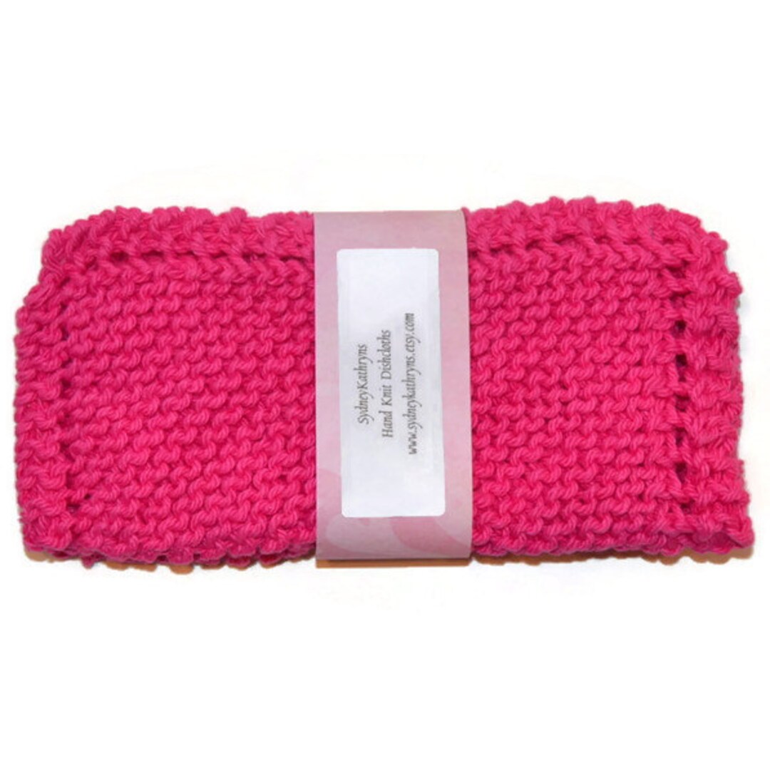 Hand Knit Dish Cloths, Knitted Dishcloths, Knitted Dish Rags, Knit