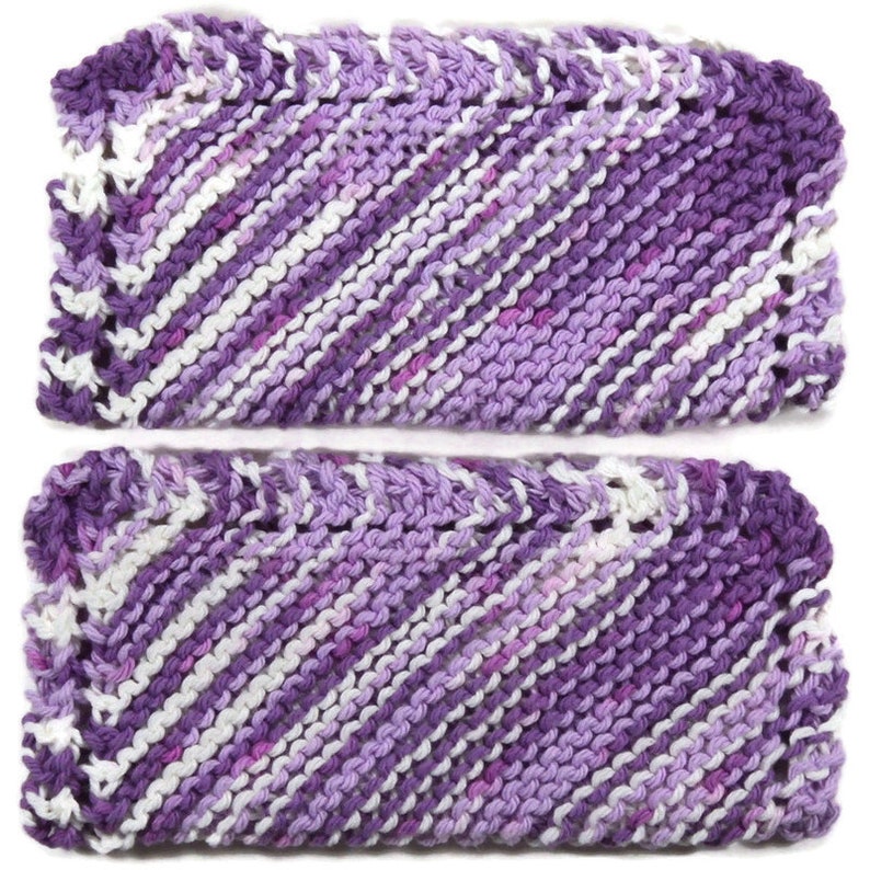 Hand Knit Dish Cloths Knitted Dishcloths Knitted Dish Rags Etsy