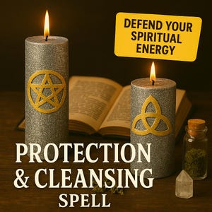 Protection Spell, Aura Cleansing, Protection Cleansing to Remove Bad Luck | Eliminate Negative Energies, Energy Healing with Sacred Herbs