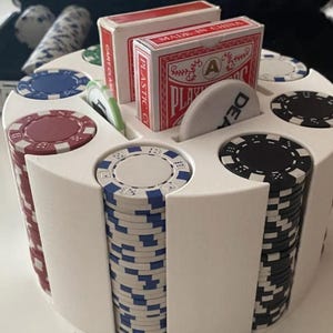 Organizer STL-Dateien, Organizer für Karten, Poker-Organizer, 3D-Druckdesign, einzigartiges Design 3D-Druck, 3D-Druckerdateien, 3D-Druckdatei
