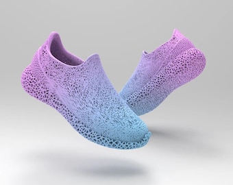 Zapatillas deportivas imprimibles en 3D - Archivos STL, diseño multimaterial (descarga digital)