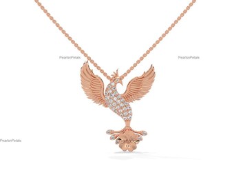 Angel Wing Golden Pendant