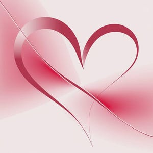 Valentinstag Digitale Postkarten - Elegante Liebe E-Cards