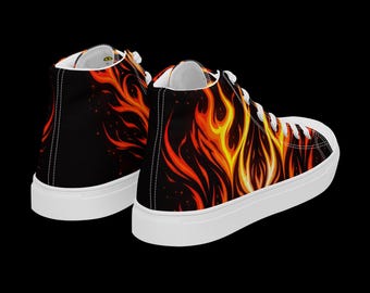 Flame Designed Shoes