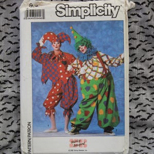 Clown Costumes child size 6-8 unused complete