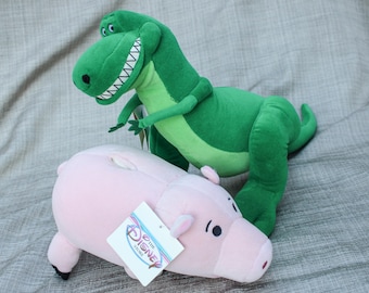 Toy Story Rex or Hamm Plush hang tags new condition Disney Pixar 1990s