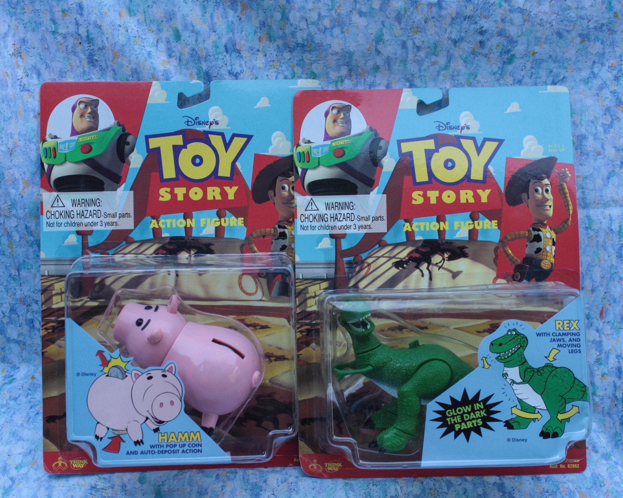 Pick One Toy Story Rex or Hamm Action Figure 1995 MIP NRFP Etsy