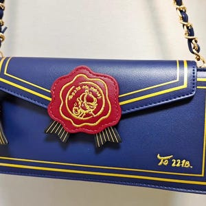 Envelope Ita Bag – Clear Window Display Crossbody Purse with Adjustable Strap, Perfect Gift for Cosplay and Anime Fans