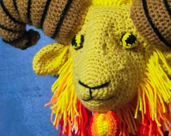 Patrón de crochet del zodiaco Aries: Aries (Patrón PDF)