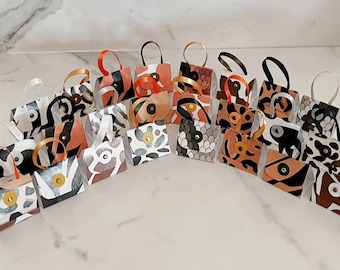 Set of 24 Animal Print Purse Party Favors with Hershey Nugget Candy