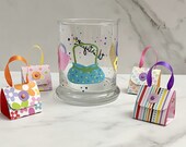 Personalized Thirty One Consultant Pencil Cup Hand Painted Glass