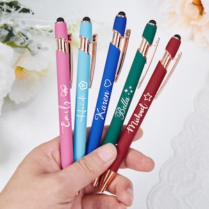 Personalisierter luxuriöser Soft-Touch-Stift, Geschenke für Lehrer, Geschenke für den Lehrer, kundenspezifischer Kugelschreiber, Abschlussgeschenke, Dankeschön