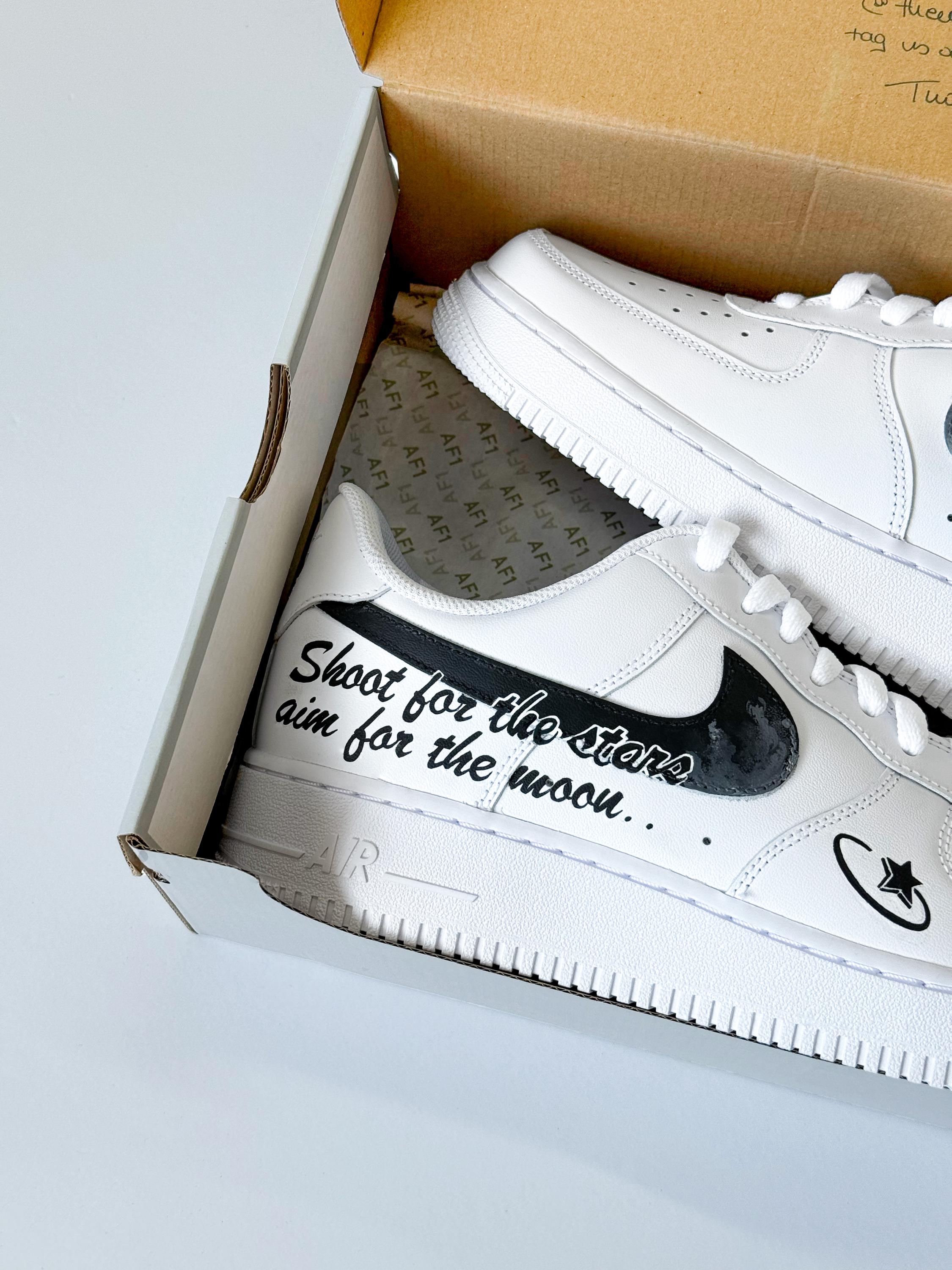 Custom Pop Smoke Air Force 1 - Hand-painted Sneakers - Etsy Israel