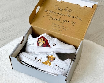 lion king nike air force 1