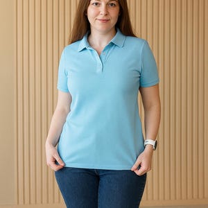 Damespoloshirt (pdf) Naaipatroon: gebreide top (maten XS-3XL) afbeelding 5