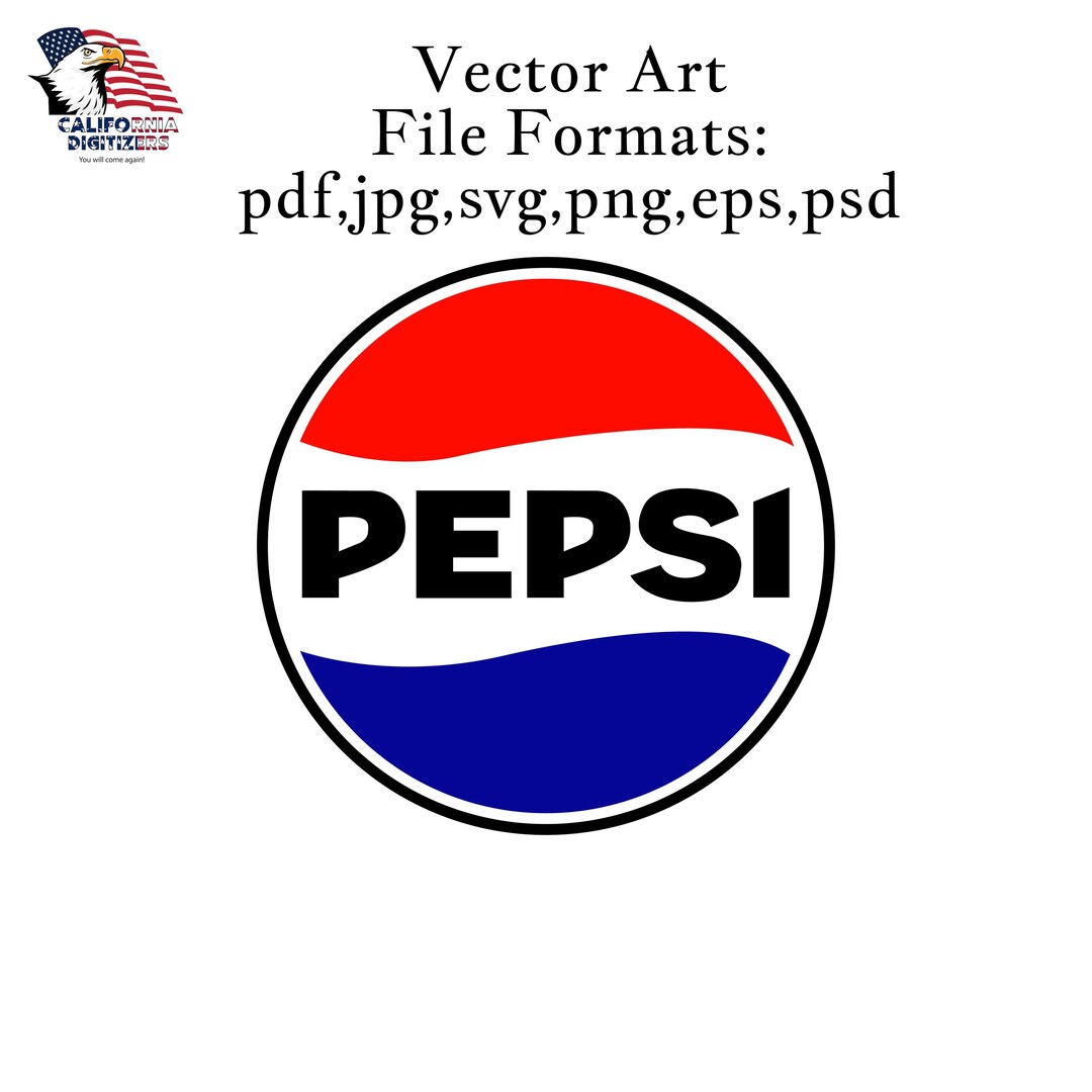 Pepsi Icon Pattern PEPSI Logo Svg , Eps , Pdf , Png , Jpg , Psd / Vector Image - Instant ...
