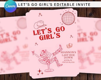 Last Rodeo Bachelorette Itinerary, Nashville Bachelorette, Disco Cowgirl Bachelorette, Weekend Invite, Nashville Cowgirl Party, Last Rodeo